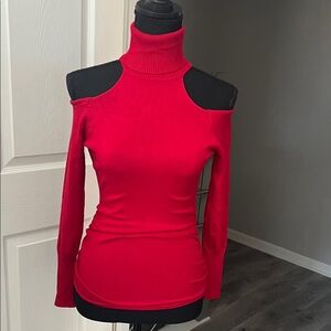 Ardene Vibrant Red Knit Top